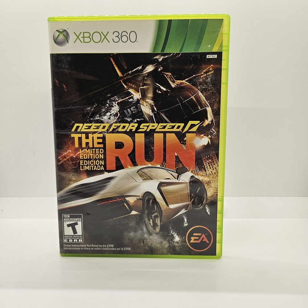 Need for Speed‎ The Run Limited Edition Xbox 360 Complete EA